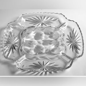 Anchor Hocking 12” Square egg  glass dish